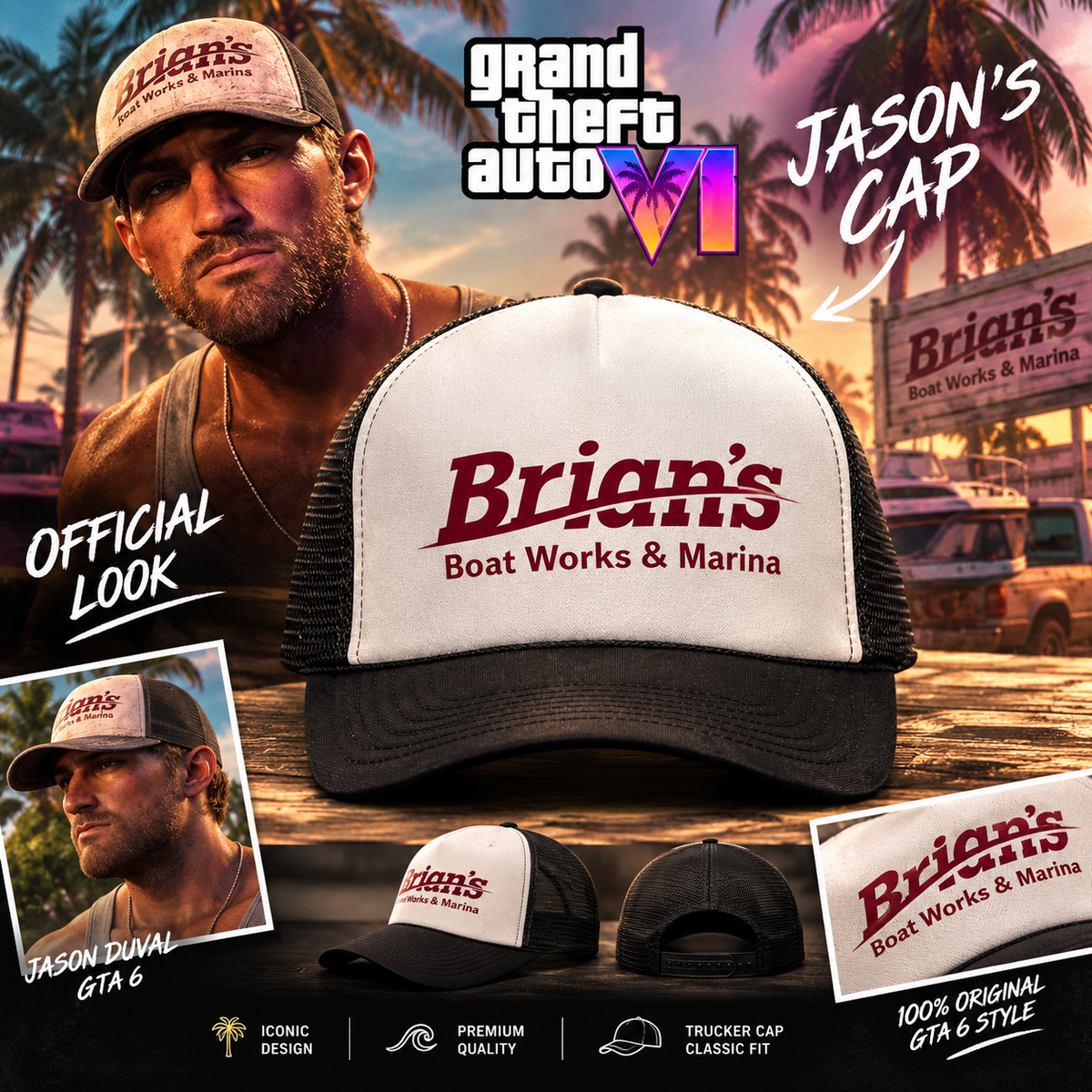 Jason Duval Trucker Cap