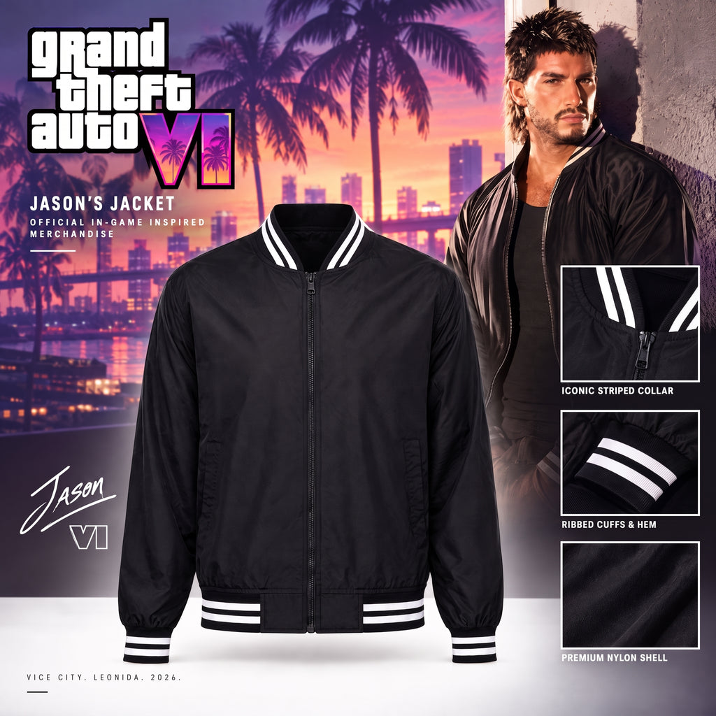 GTA VI Jason’s Jacket – Premium Bomber Style