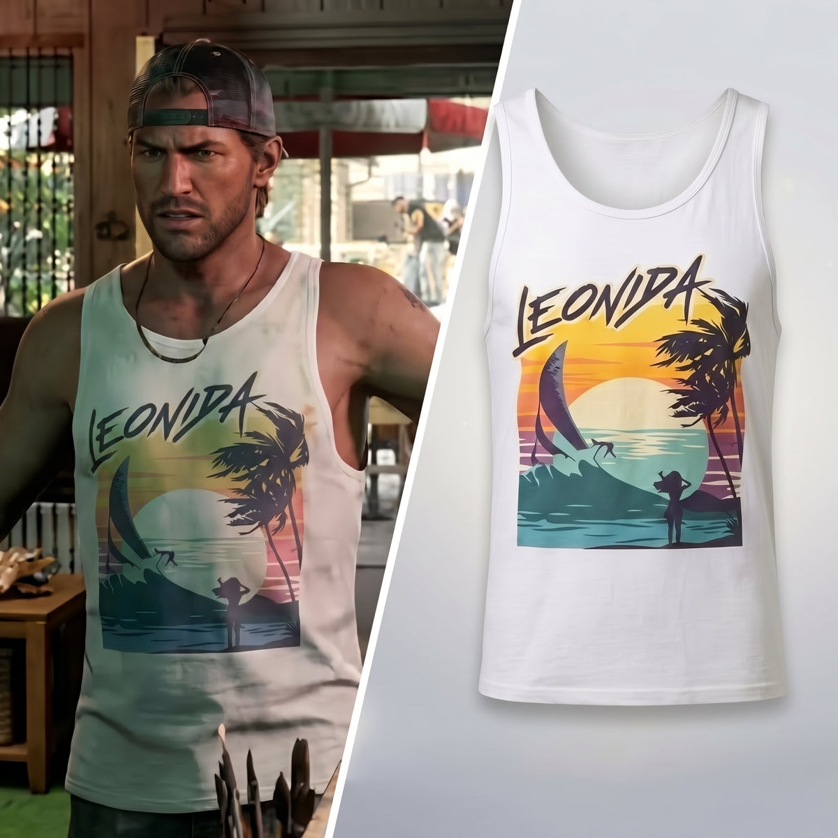 Jason Sunset Tank Top