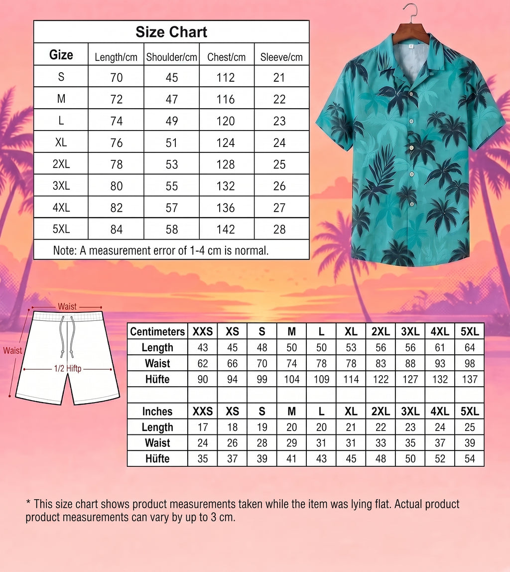 GTA 6 Jason Outfit Palm Tree Shirt & Shorts